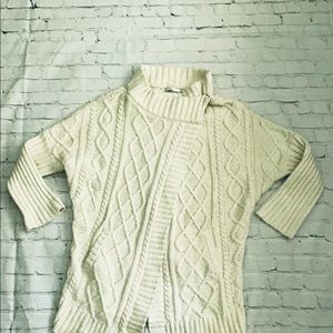 PRANA Womens Chunky Cable knit Delaney Duster Cardigan Sweater BohoFestival Chic